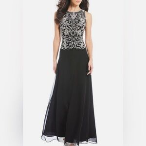 Long sequin and beaded gown by JKara.  Size 8.